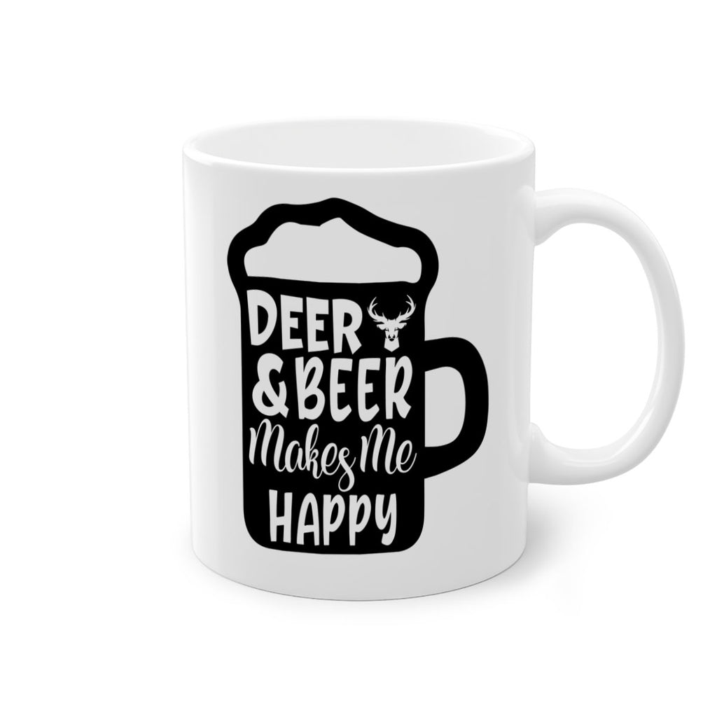 deer and beer makes me happy 17#- hunting-Mug / Coffee Cup