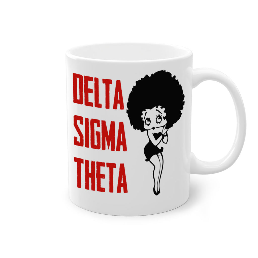 delta sigma theta 5#- black words - phrases-Mug / Coffee Cup