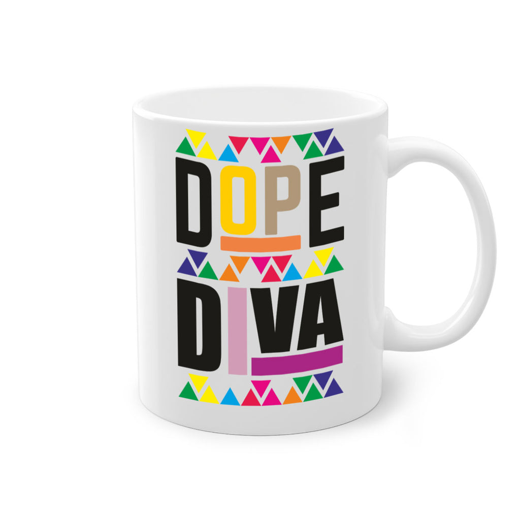 dope diva- black words - phrases-Mug / Coffee Cup