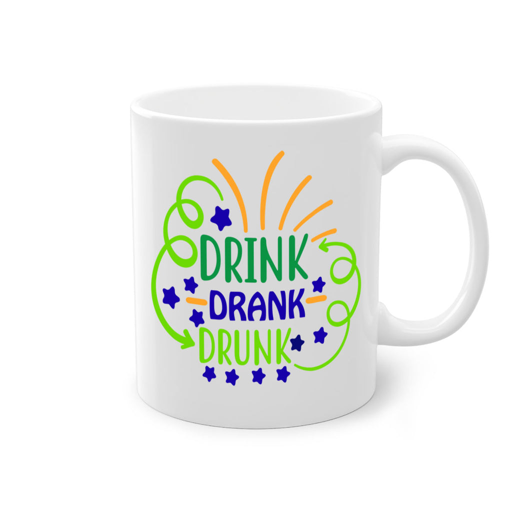 drink drank drunk 23#- mardi gras-Mug / Coffee Cup