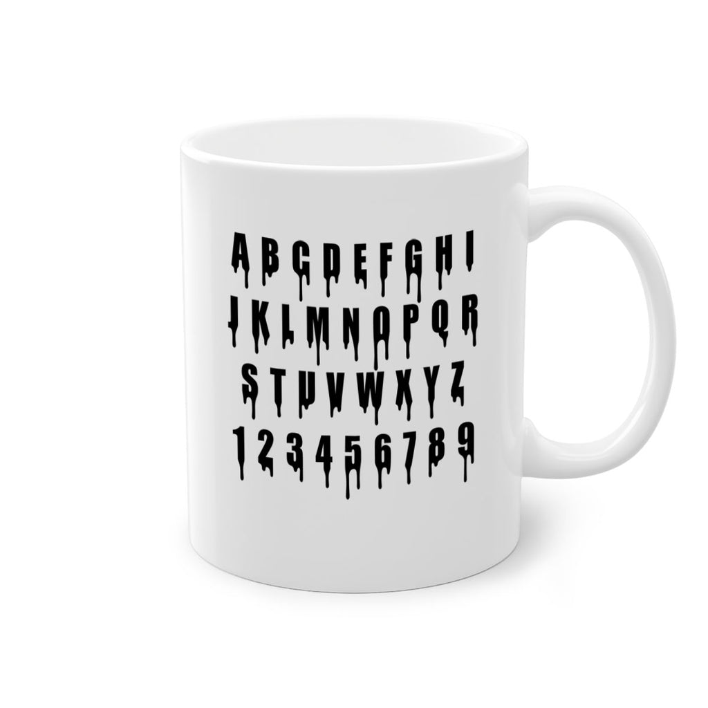 drip font 164#- black words - phrases-Mug / Coffee Cup