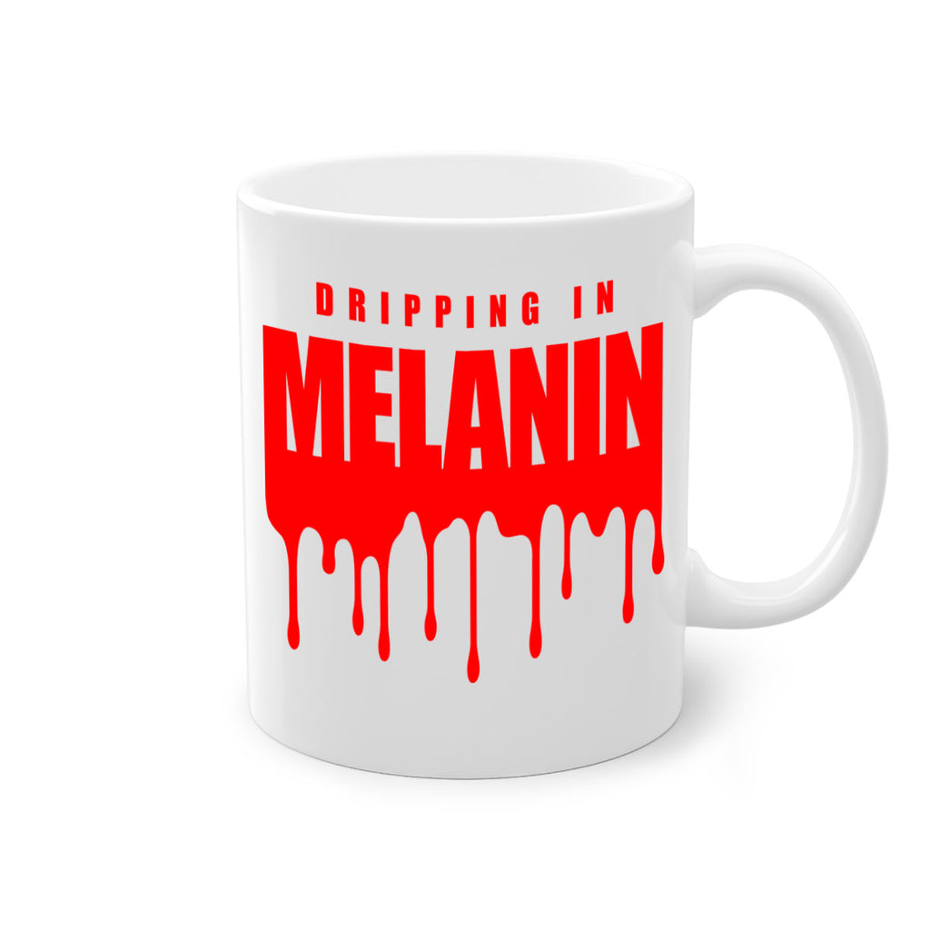 dripping in melanin 161#- black words - phrases-Mug / Coffee Cup