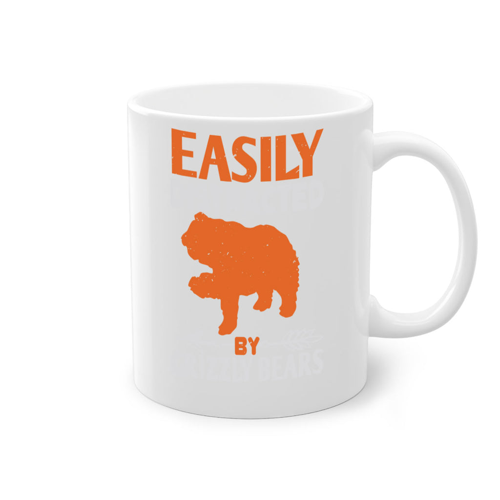 easily distracted by grizzly bears 10#- bear-Mug / Coffee Cup