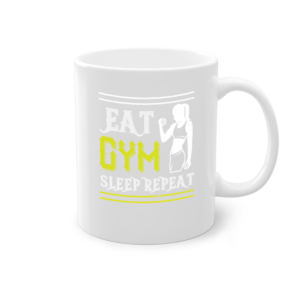eat gym sleep repeat 69#- gym-Mug / Coffee Cup