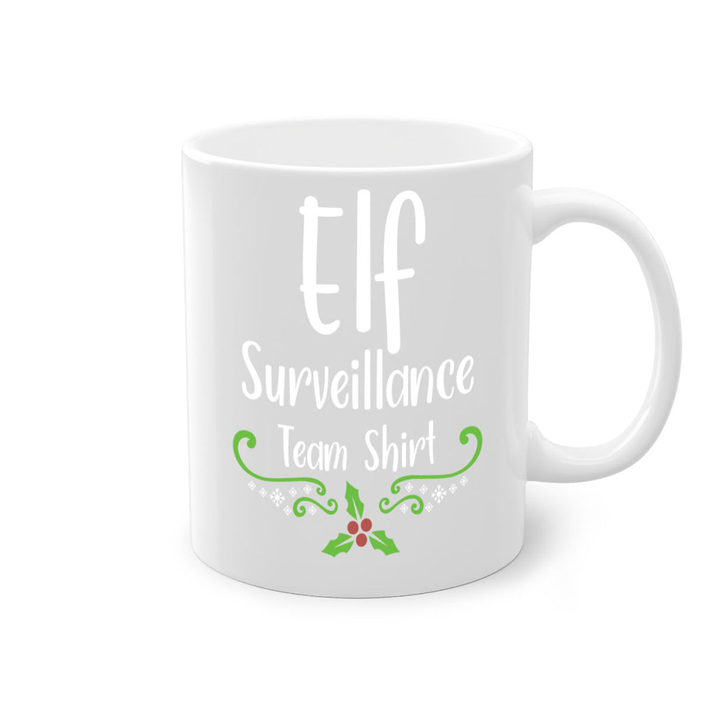 elf surveillance team shirt style 196#- christmas-Mug / Coffee Cup