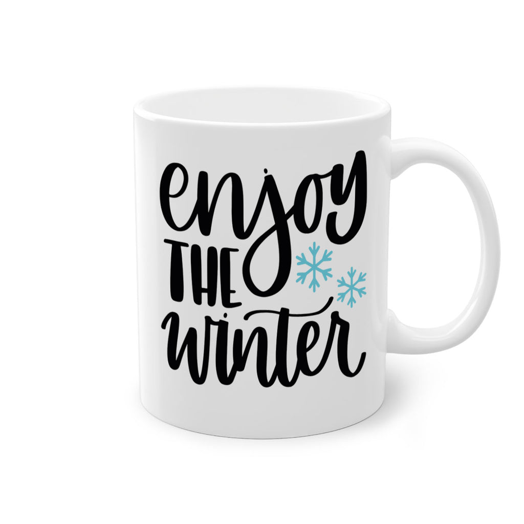 enjoy the winter 155#- christmas-Mug / Coffee Cup