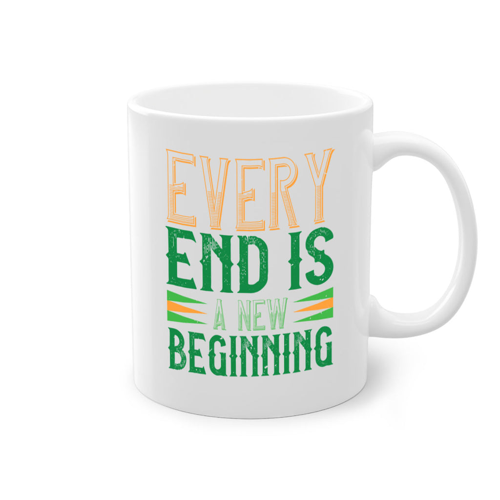 every end is a new beginning Style 138#- St Patricks Day-Mug / Coffee Cup