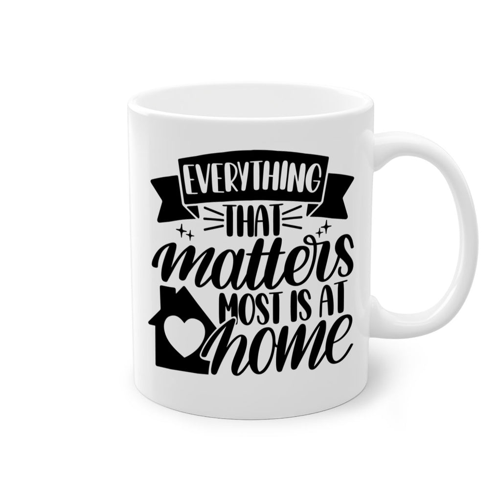 everything that matters most is at home 20#- home-Mug / Coffee Cup