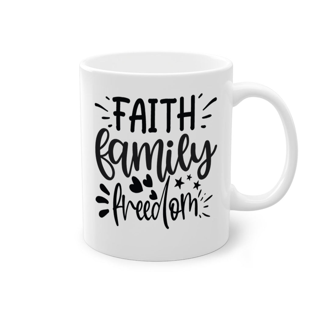 faith family freedom 43#- Family-Mug / Coffee Cup