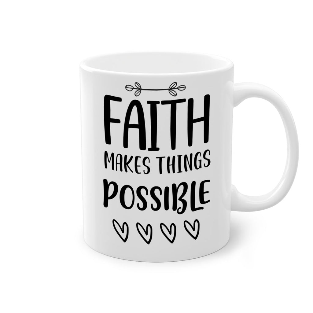 faith makes things possible style 202#- christmas-Mug / Coffee Cup