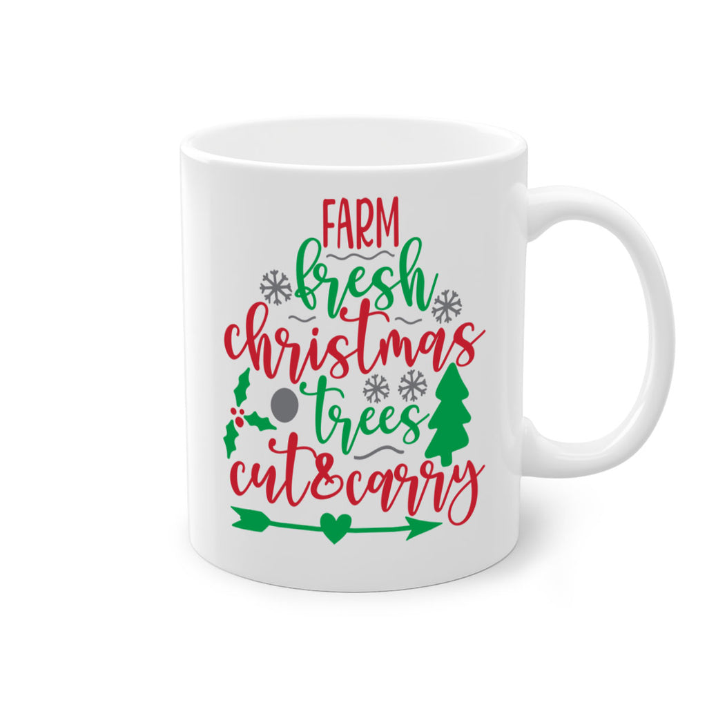 farm fress christmas trees style 208#- christmas-Mug / Coffee Cup