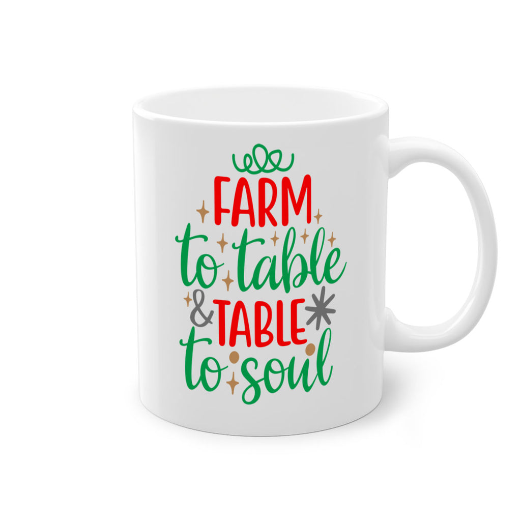 farm to table & table to soul style 209#- christmas-Mug / Coffee Cup