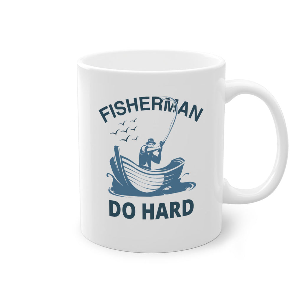 fisher man do hard 155#- fishing-Mug / Coffee Cup