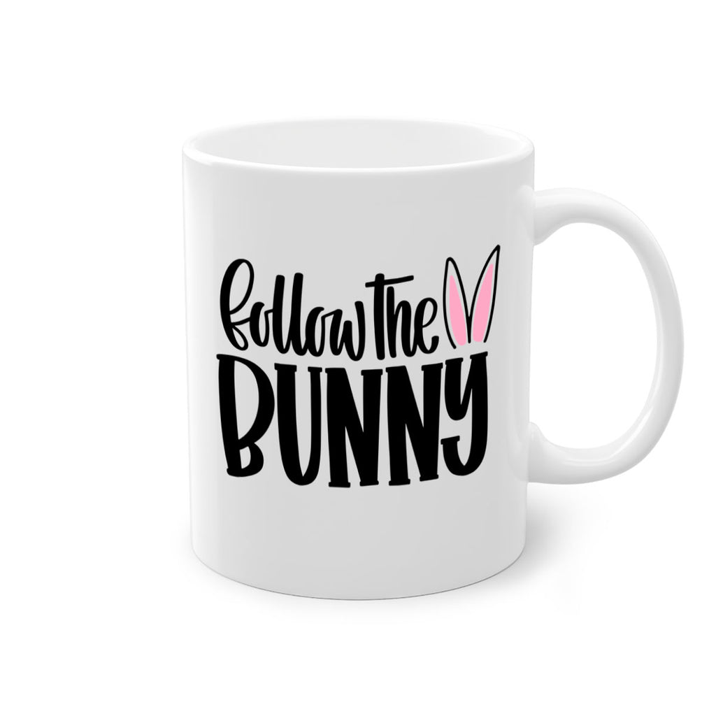 follow the bunny 44#- easter-Mug / Coffee Cup