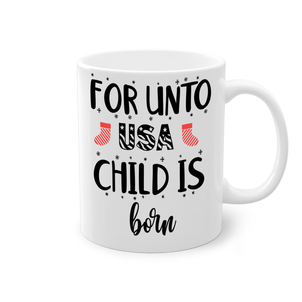 for unto us a child is born style 212#- christmas-Mug / Coffee Cup