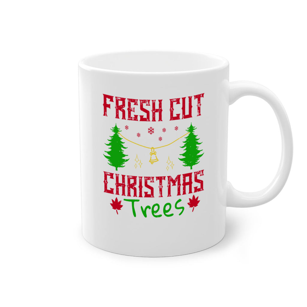 fresh cut christmas trees 452#- christmas-Mug / Coffee Cup