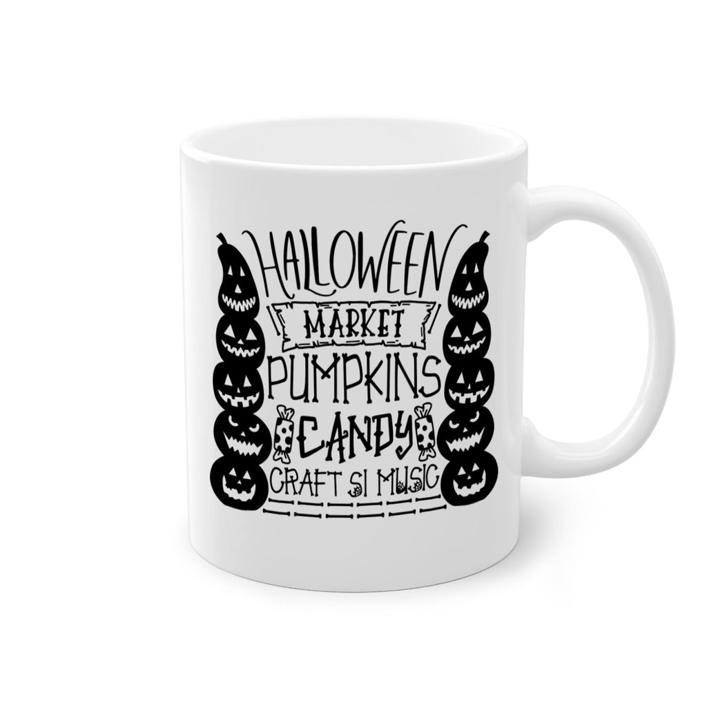 halloween market pumpkins candy 73#- halloween-Mug / Coffee Cup