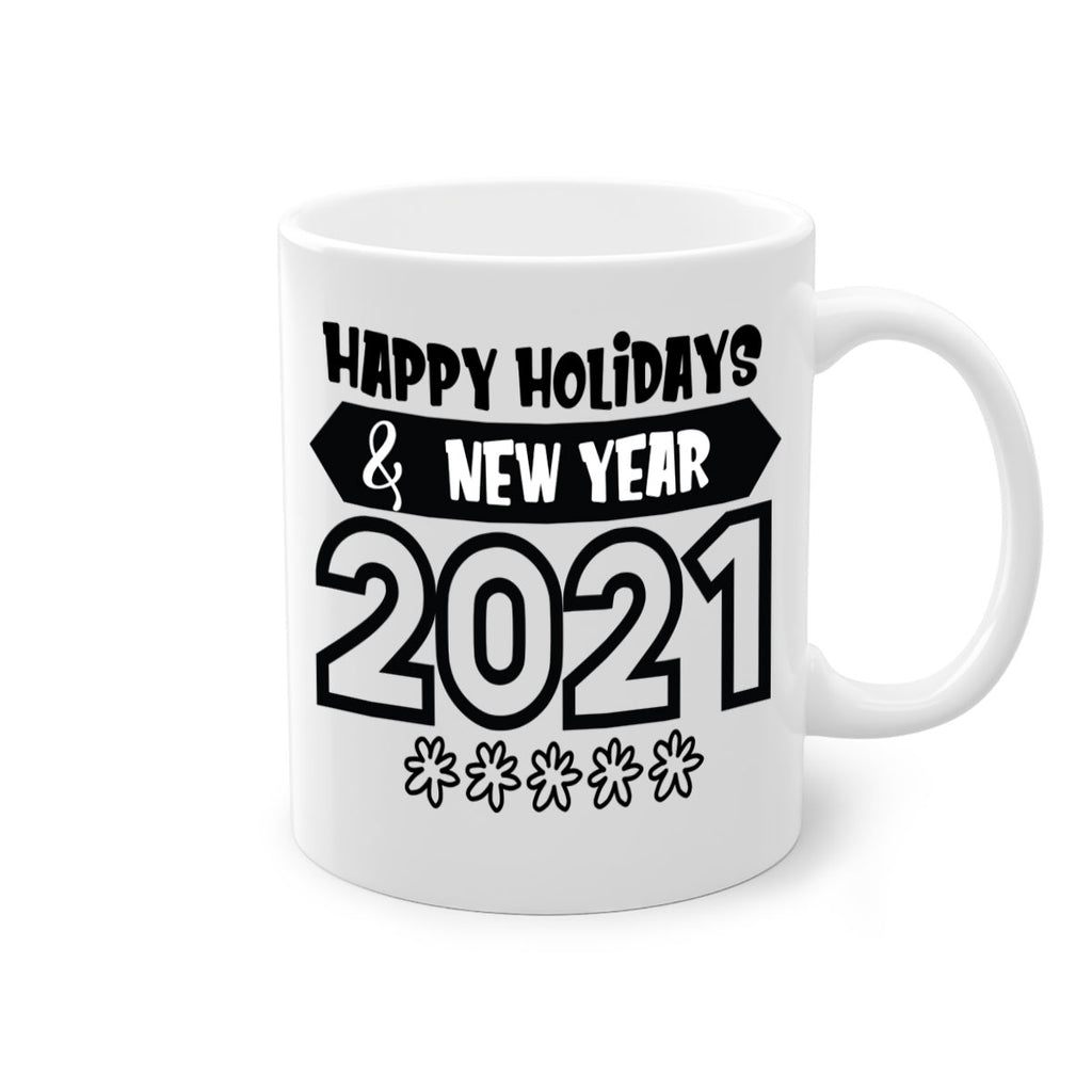 happy holidays new year style 257#- christmas-Mug / Coffee Cup