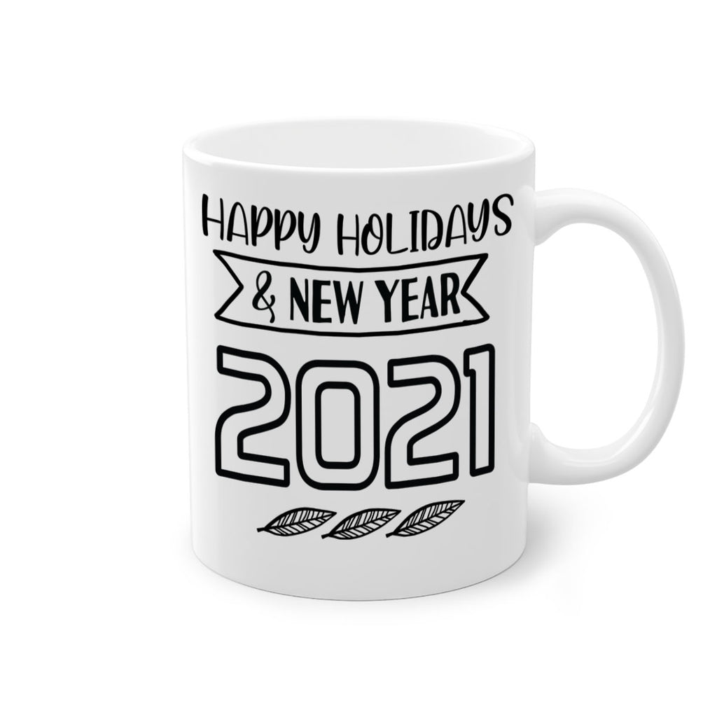 happy holidays new year style 258#- christmas-Mug / Coffee Cup