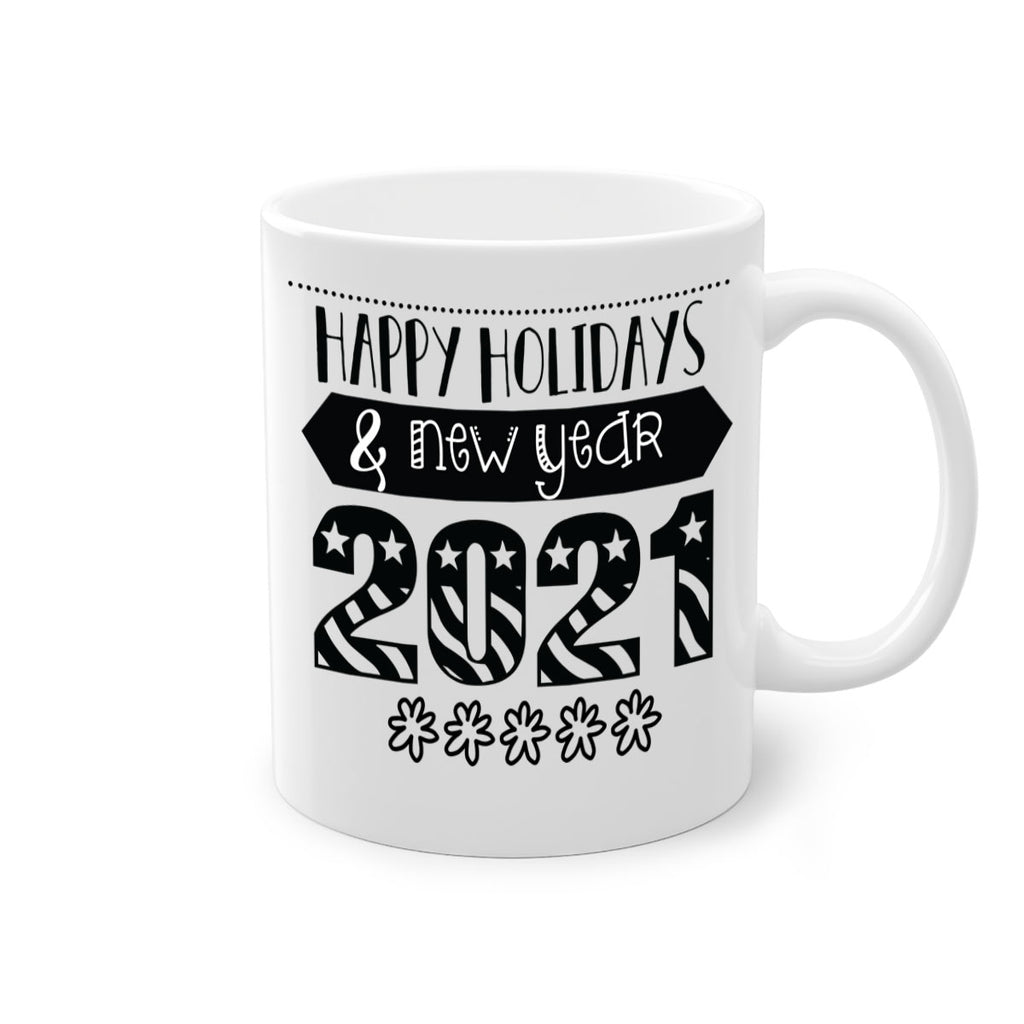 happy holidays new year style 259#- christmas-Mug / Coffee Cup