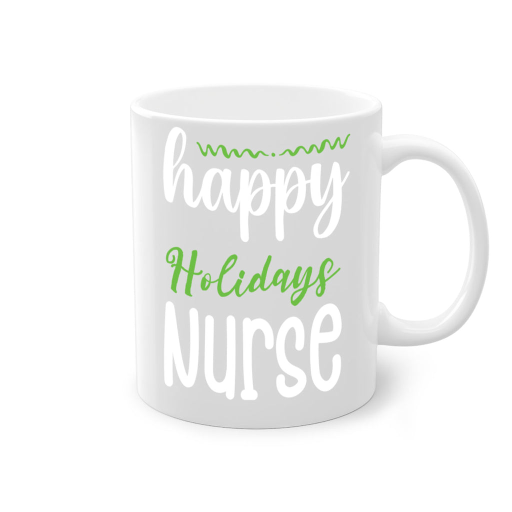 happy holidays nurse style 261#- christmas-Mug / Coffee Cup