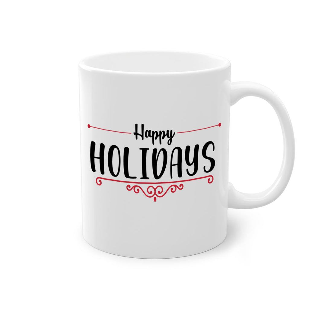 happy holidays style 262#- christmas-Mug / Coffee Cup