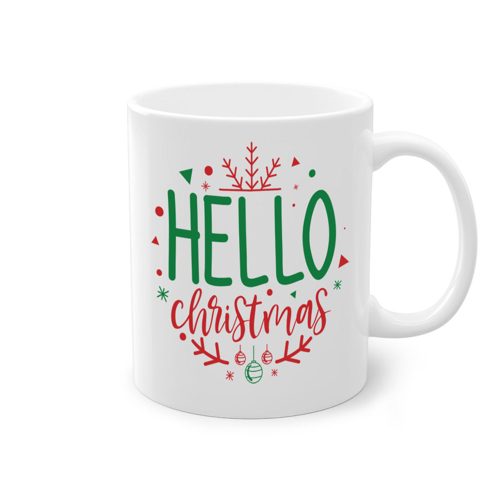 hello christmas style 285#- christmas-Mug / Coffee Cup