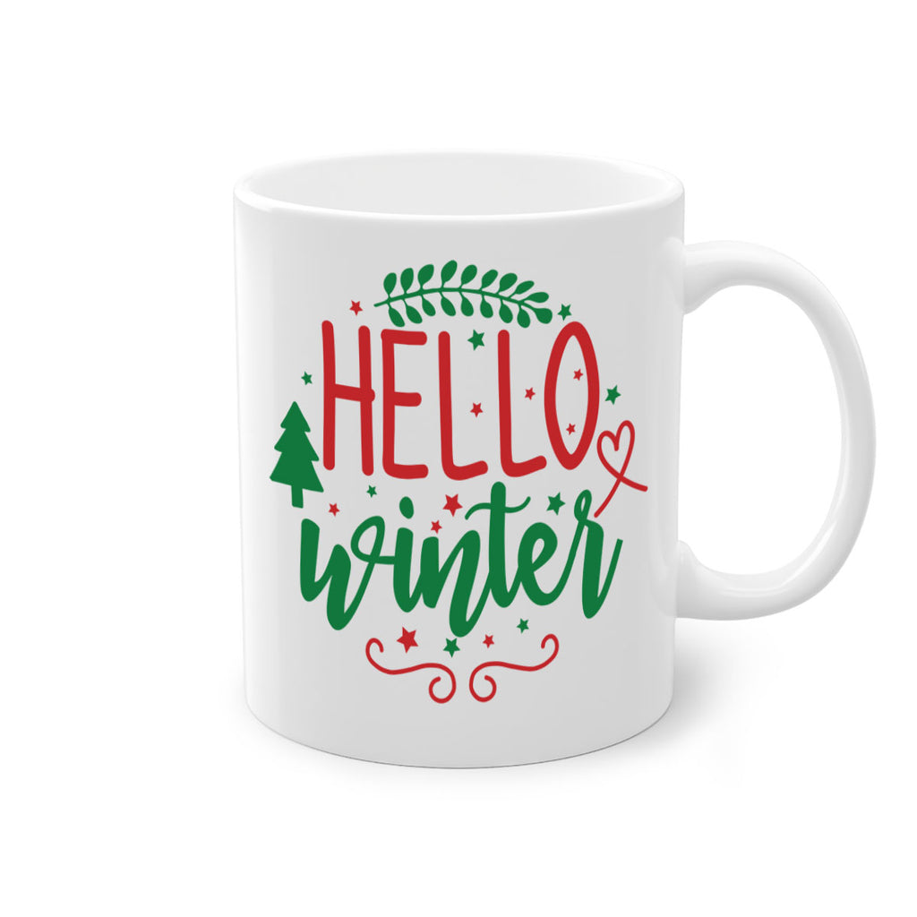 hello winter style 286#- christmas-Mug / Coffee Cup