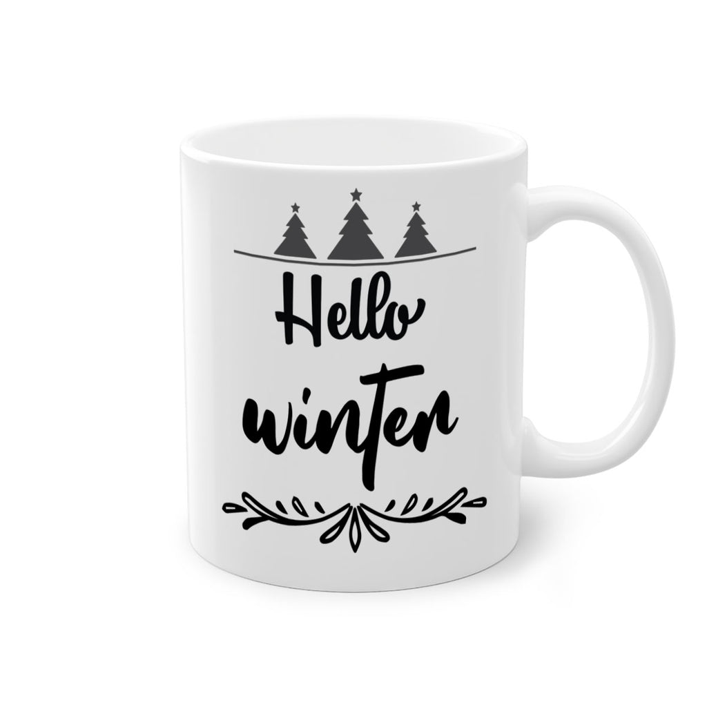 hello winter style 287#- christmas-Mug / Coffee Cup