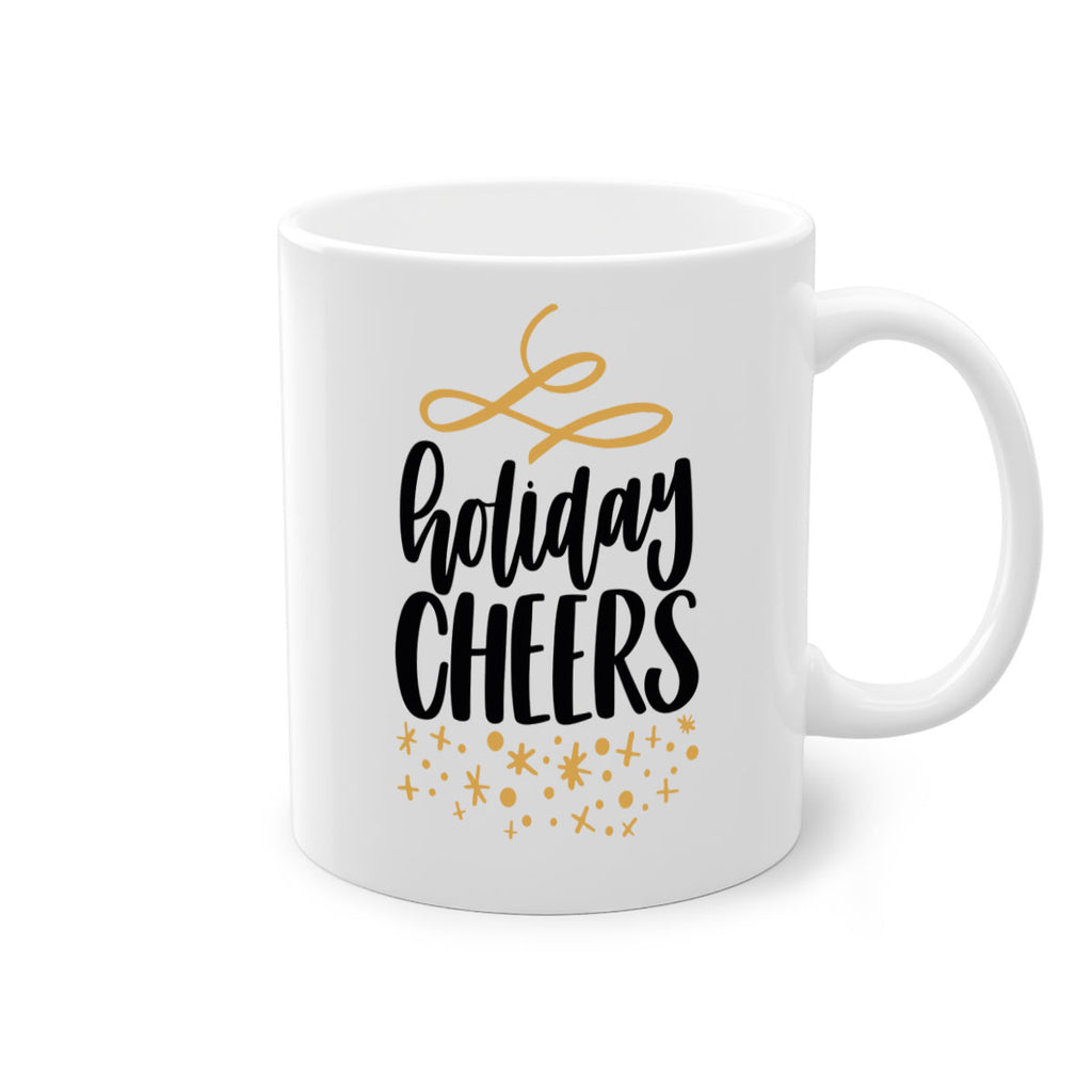 holiday cheers gold 140#- christmas-Mug / Coffee Cup