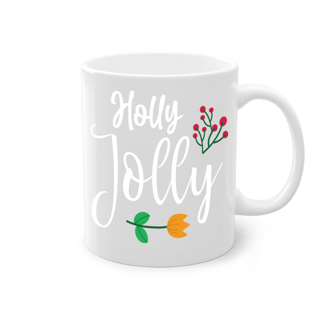 holly jolly style 299#- christmas-Mug / Coffee Cup