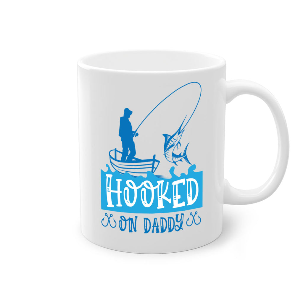 hooked on daddy 218#- fishing-Mug / Coffee Cup