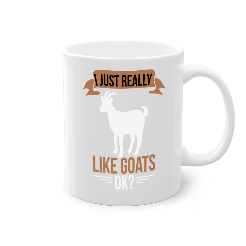 i just really like goats ok Style 3#- goat-Mug / Coffee Cup