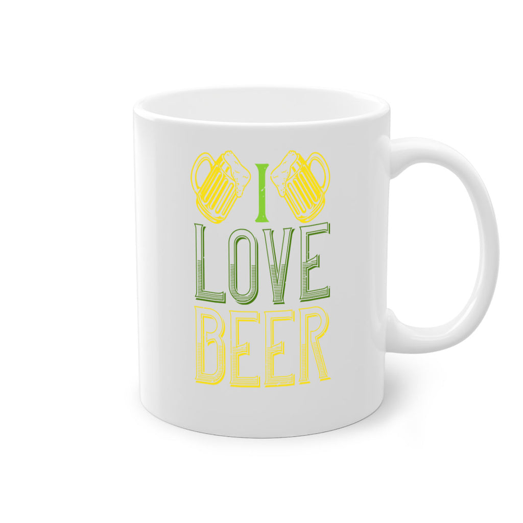 i love beer Style 134#- St Patricks Day-Mug / Coffee Cup