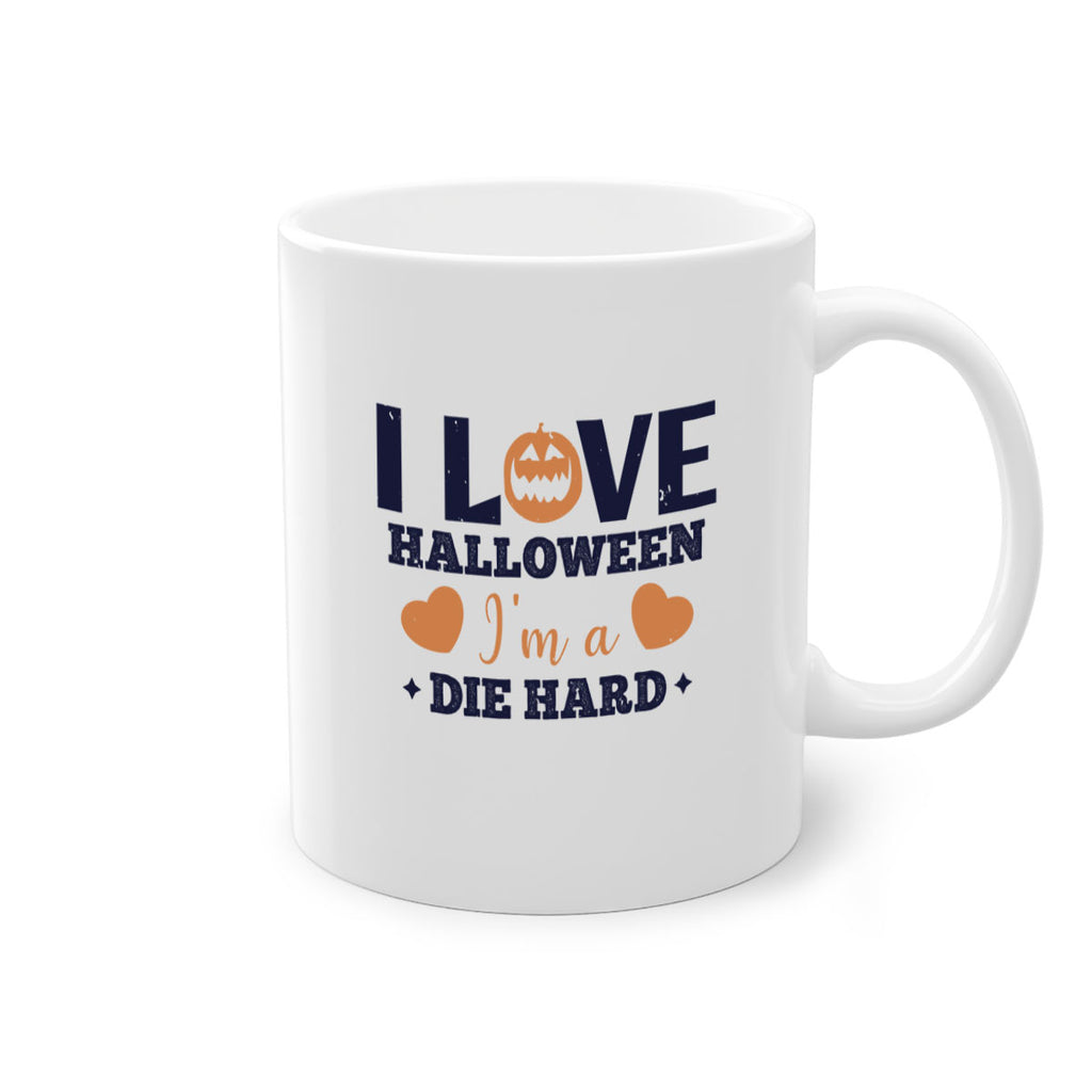 i love halloween im a die hard 150#- halloween-Mug / Coffee Cup