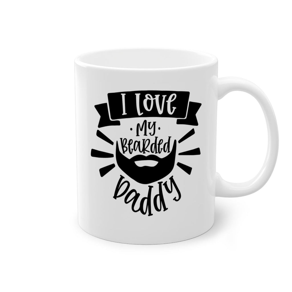 i love my bearded daddy 42#- fathers day-Mug / Coffee Cup