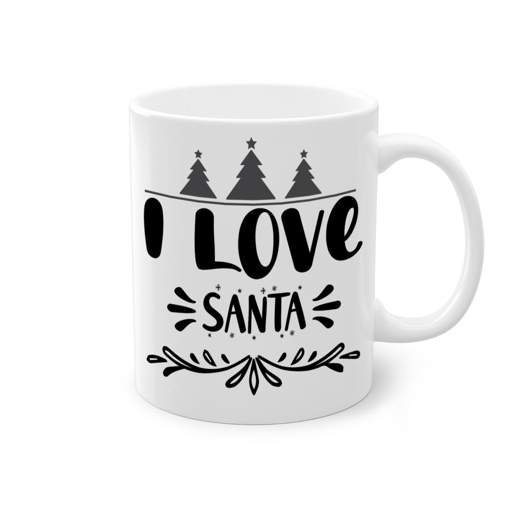 i love santa style 337#- christmas-Mug / Coffee Cup