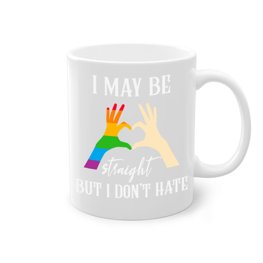 i may be straight but lgbt 125#- lgbt-Mug / Coffee Cup