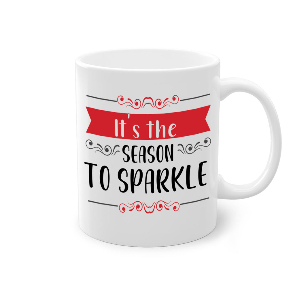 it s the season to sparkle style 371#- christmas-Mug / Coffee Cup