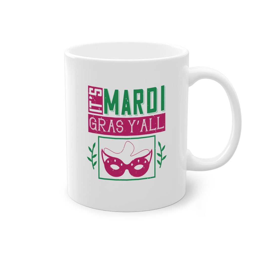 it’s mardi gras y’all 60#- mardi gras-Mug / Coffee Cup