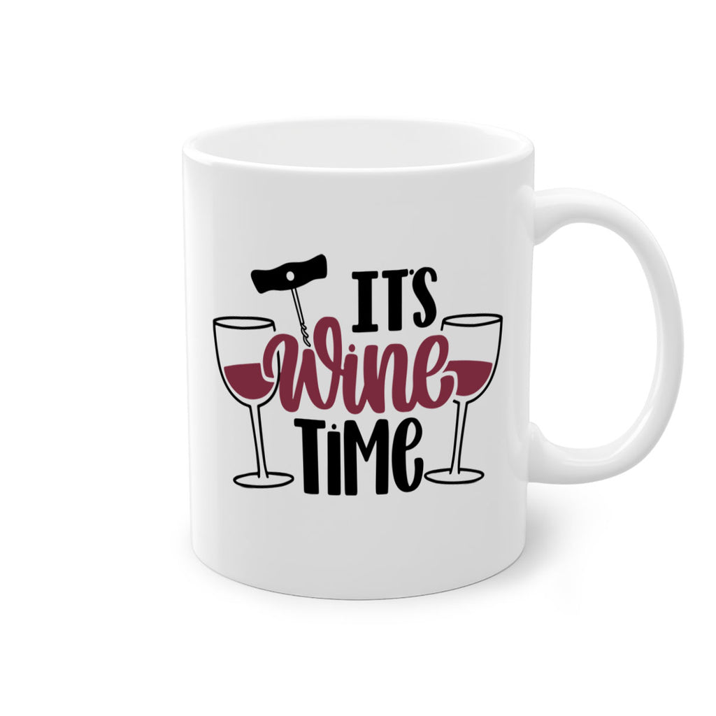 its wine time 46#- wine-Mug / Coffee Cup