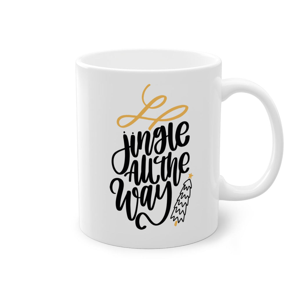 jingle all the way gold 114#- christmas-Mug / Coffee Cup