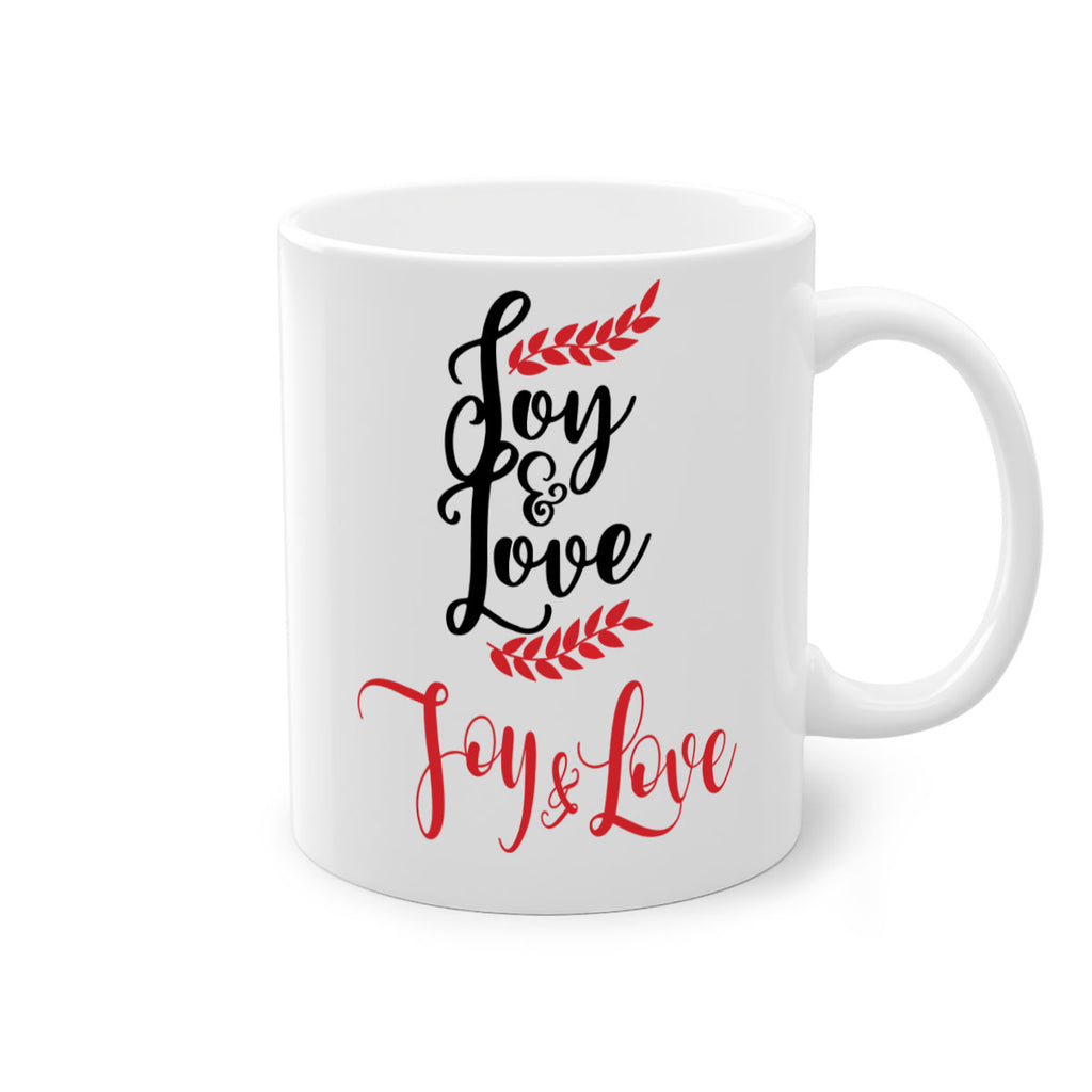 joy and love style 405#- christmas-Mug / Coffee Cup