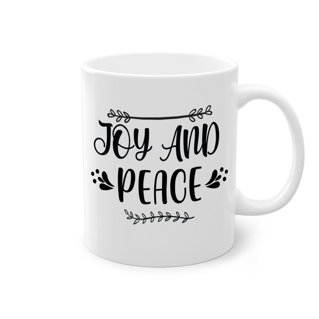 joy and peace style 406#- christmas-Mug / Coffee Cup