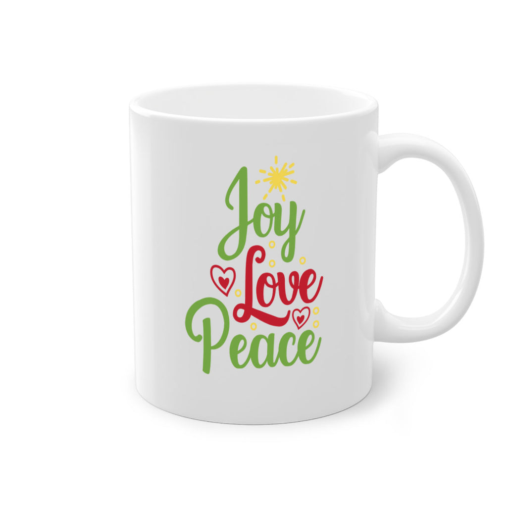 joy love peacee 243#- christmas-Mug / Coffee Cup