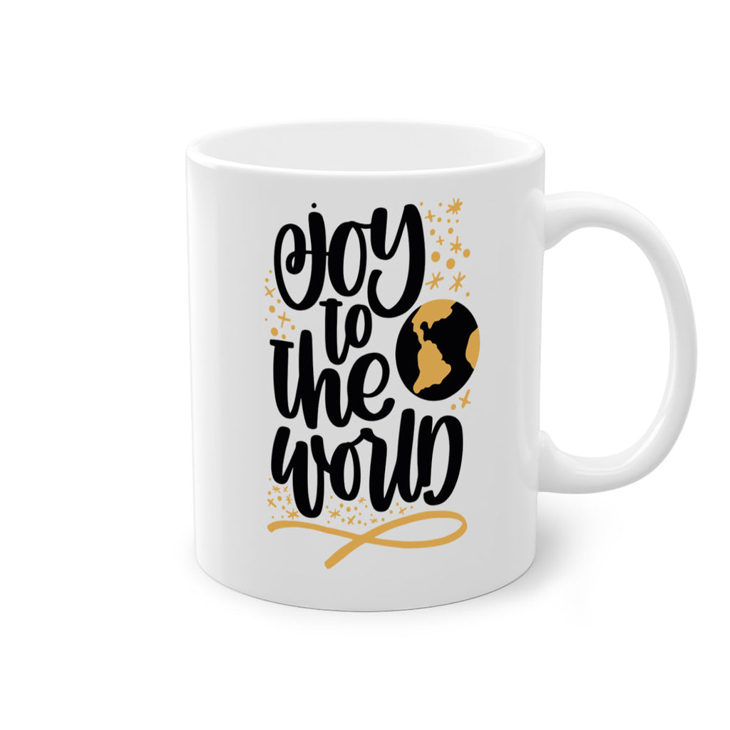 joy to the world gold 110#- christmas-Mug / Coffee Cup