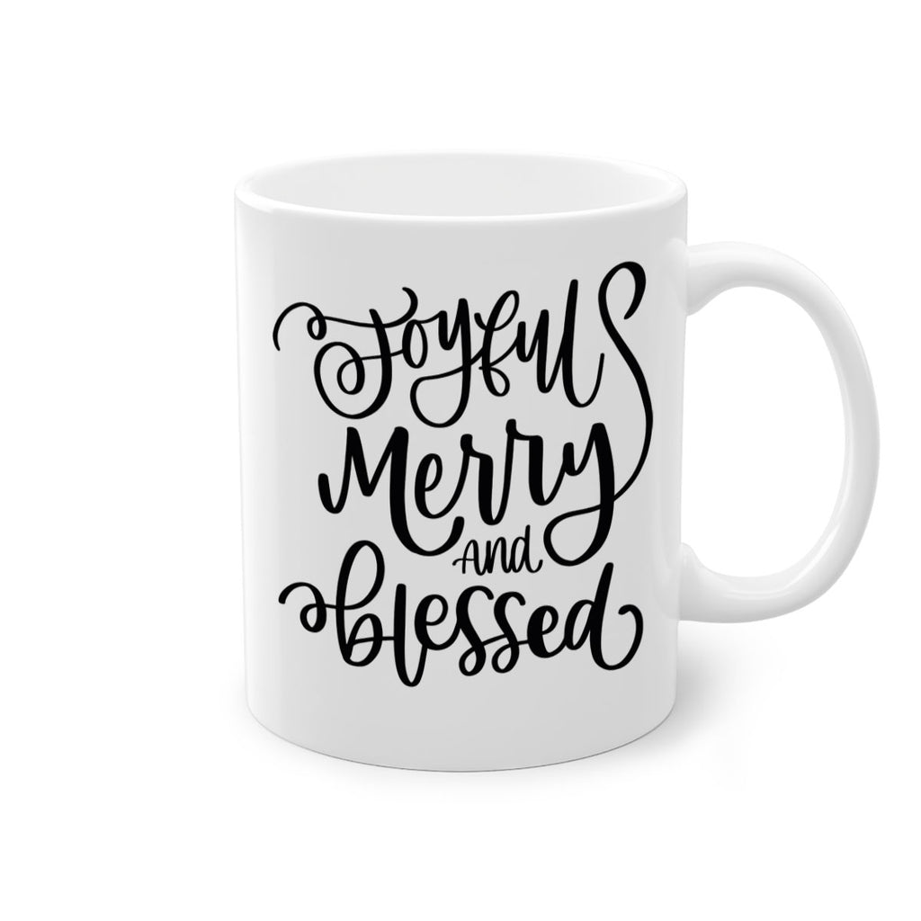 joyful merry and blessed 107#- christmas-Mug / Coffee Cup