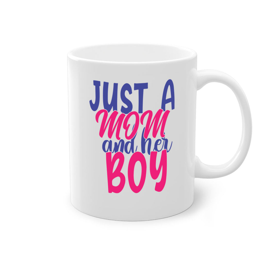 just a mom and her boy 392#- mom-Mug / Coffee Cup