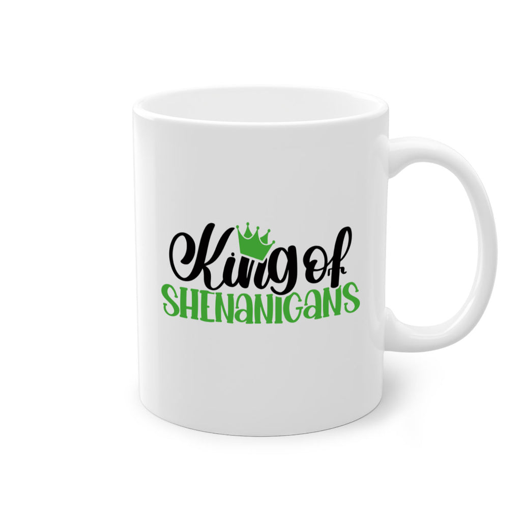 king Of Shenanigans Style 74#- St Patricks Day-Mug / Coffee Cup