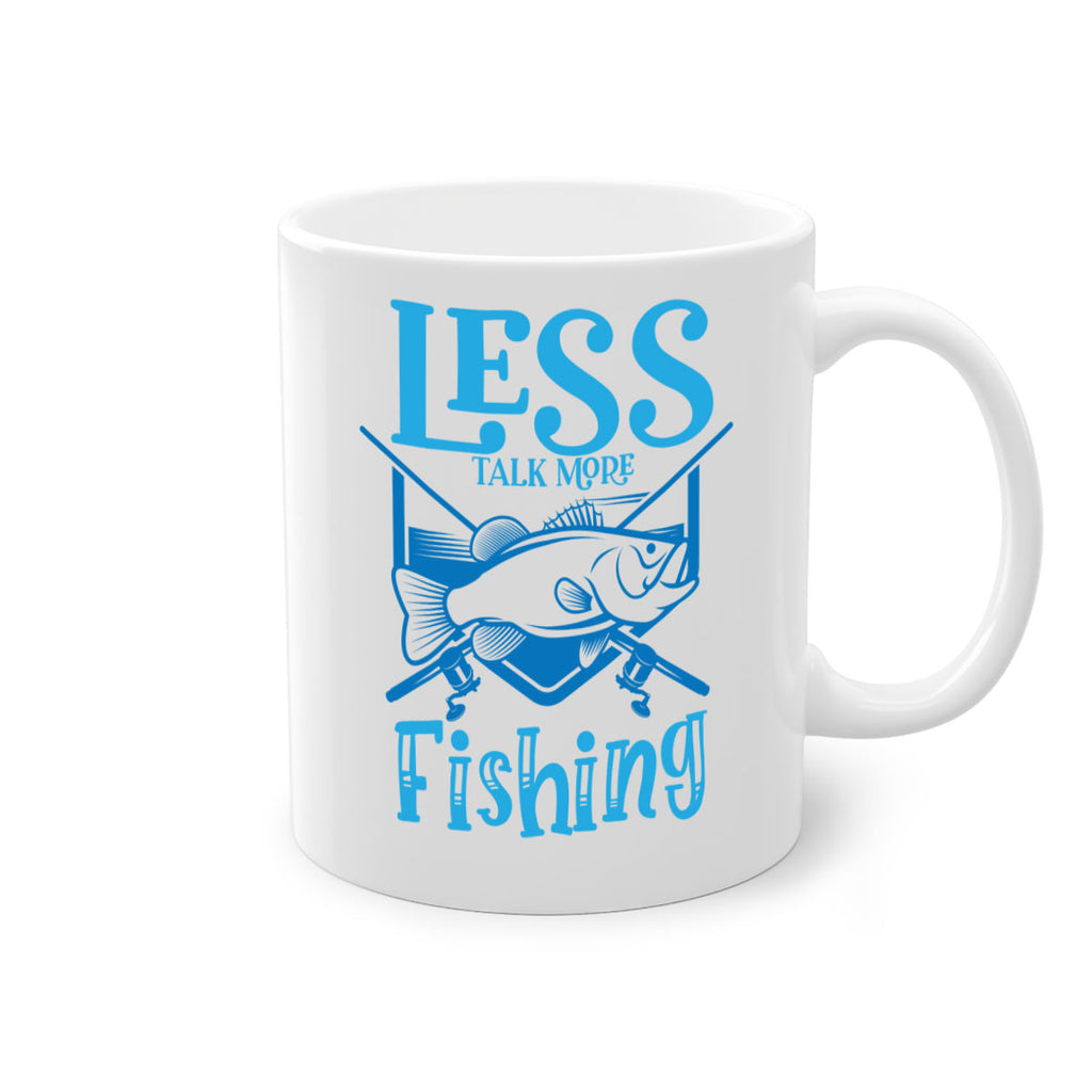 less talk more fishing 206#- fishing-Mug / Coffee Cup